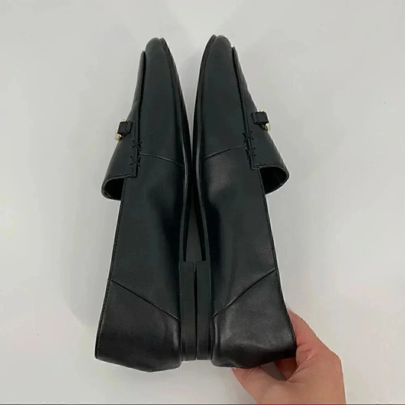 Jenn Ardor flats size 8 38.5 black faux leather horse bit convertible loafers - Picture 8 of 15